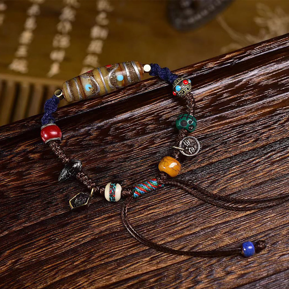 Sacred Tibetan Dzi Energy Bracelet