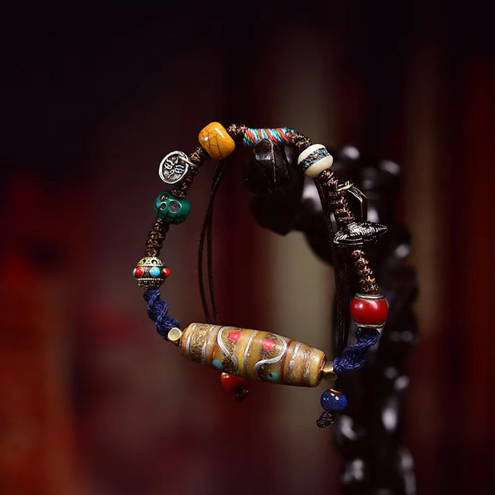 Sacred Tibetan Dzi Energy Bracelet