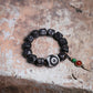 Protective Essence Dzi Ebony Agate Bracelet