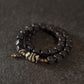 Prosperity Charm Dzi Ebony Bracelet