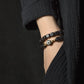 Prosperity Charm Dzi Ebony Bracelet