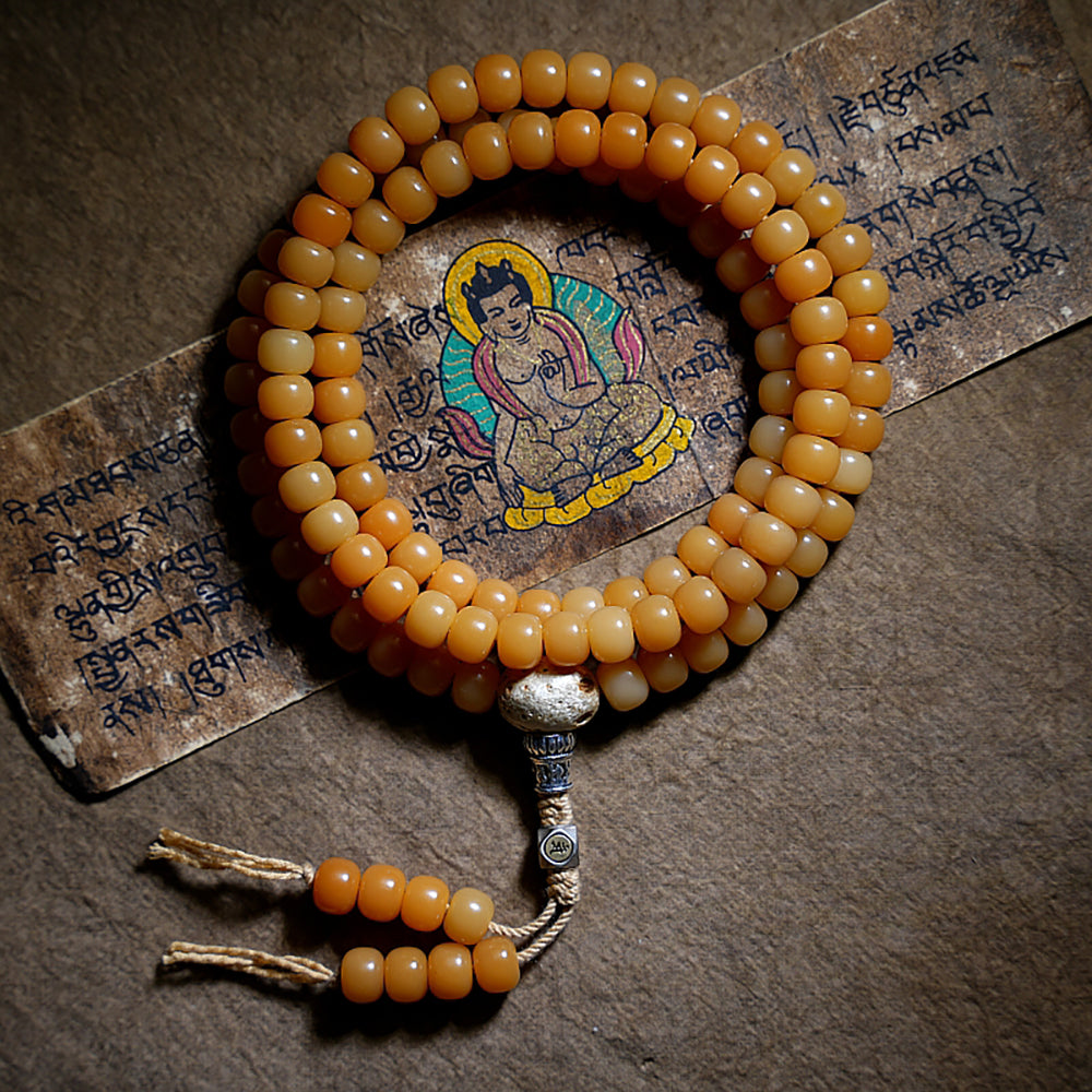 Prosperity Bodhi Seed Mala Bracelet