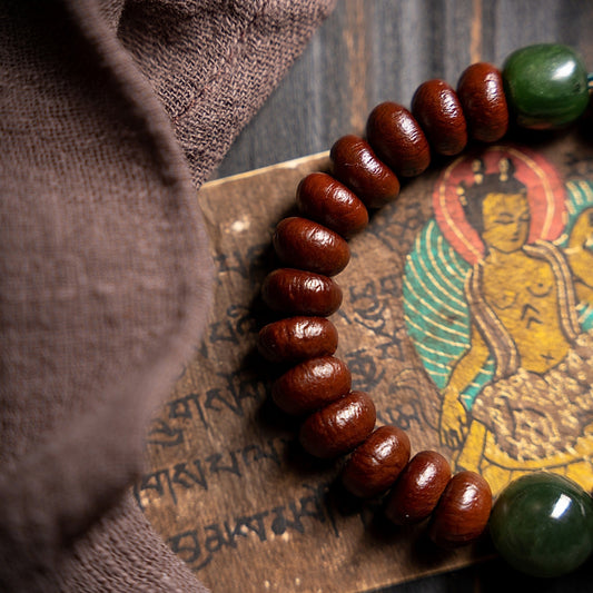 Good Fortune Bodhi Seed Bracelet by Kailash Energy