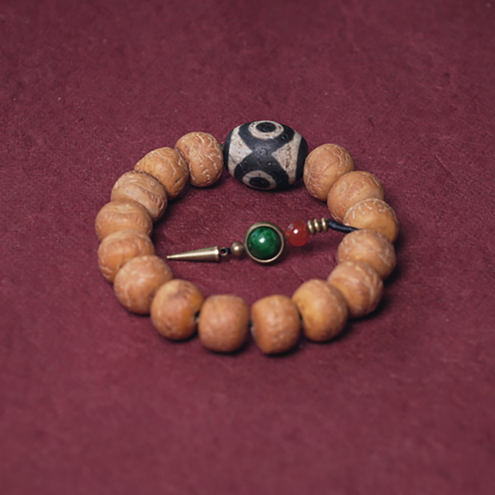 Prosperity Bodhi Dzi Wealth Bracelet