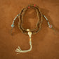 108 Beads Vintage Tibetan Bodhi Seed Bracelet with Turquoise & Silver Accents