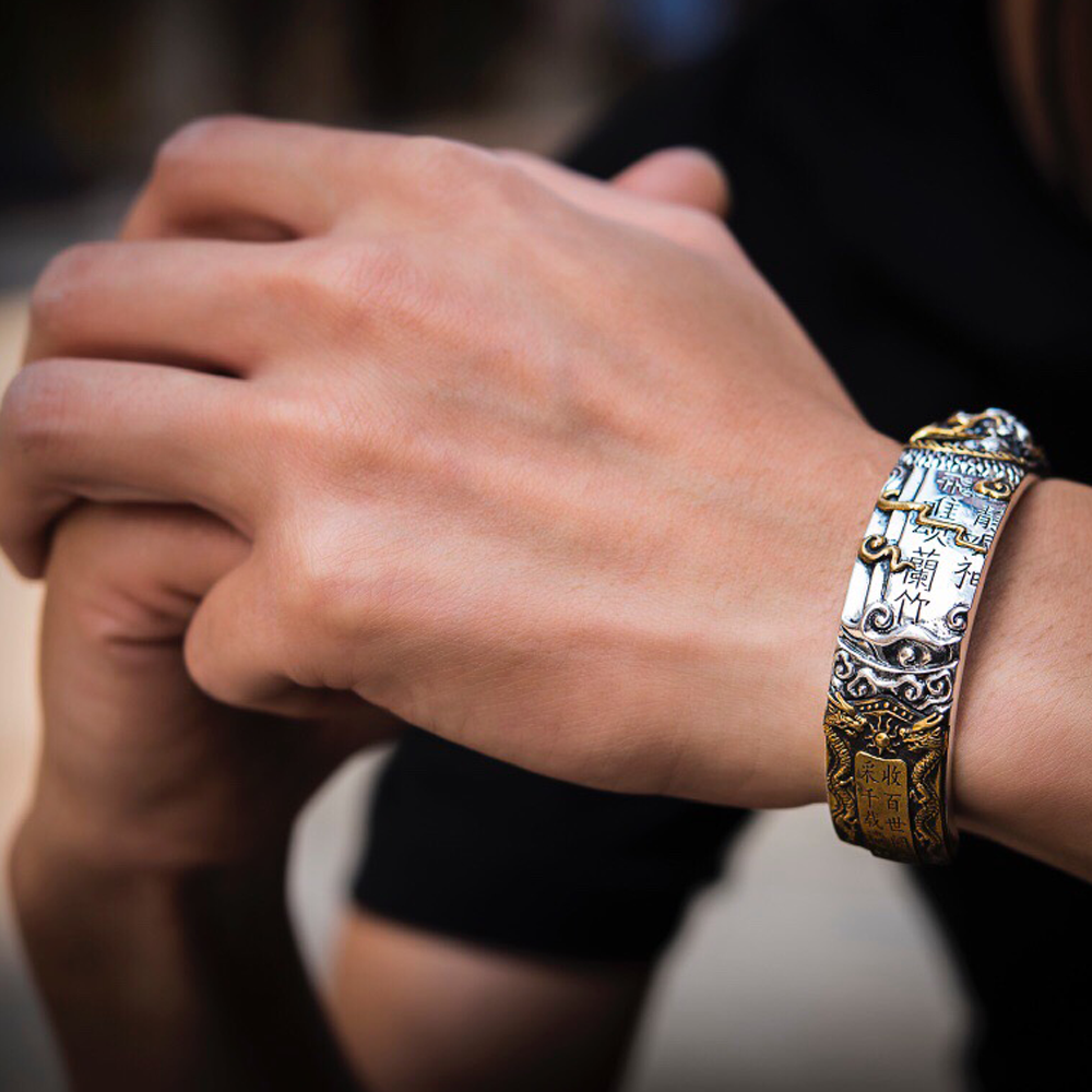 Lucky Charm of the Ancients Brass Bracelet