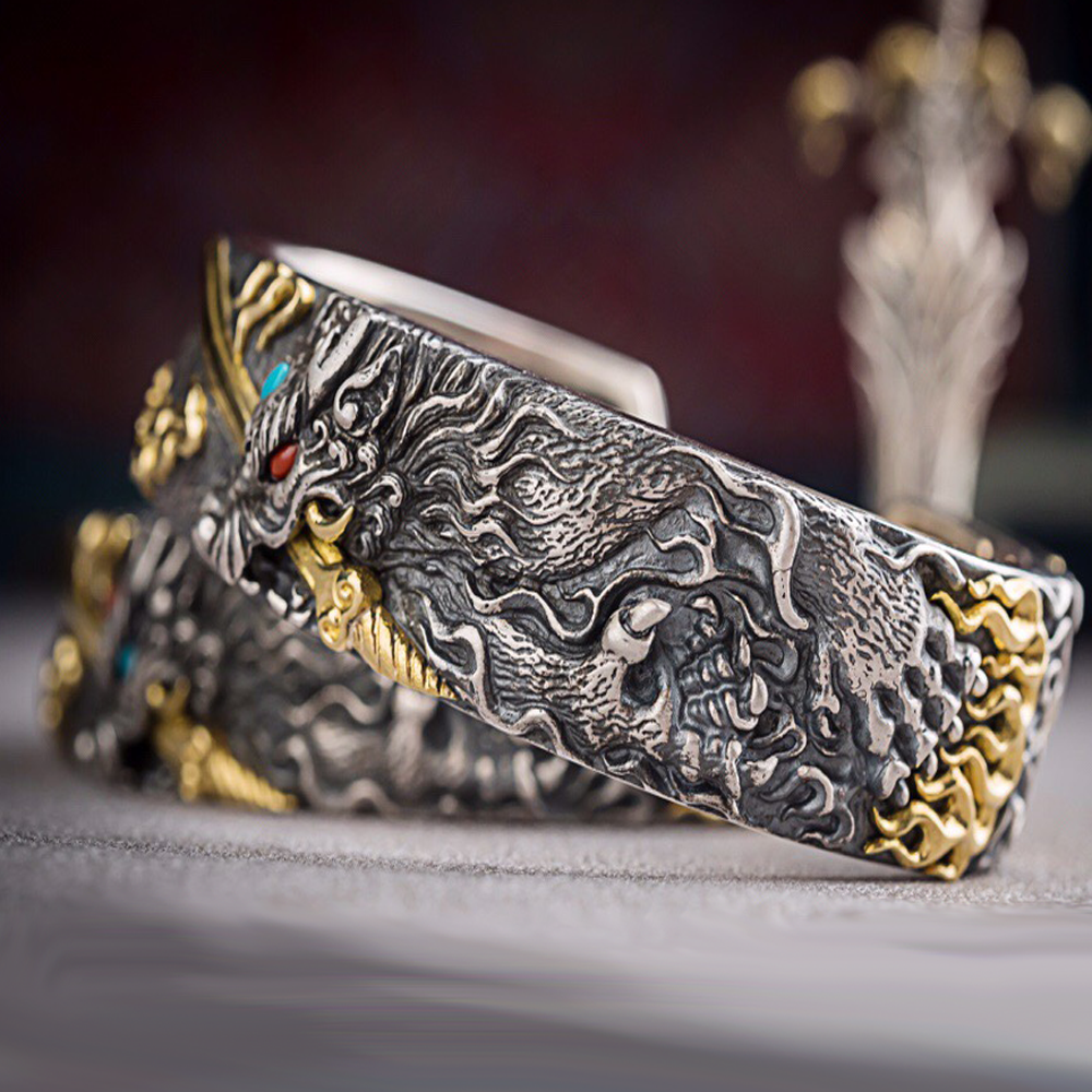 Sentinel of Joy  Brass Bracelet