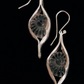 Nautilus Echo Clear Quartz Sterling Silver Earrings