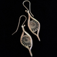 Nautilus Echo Clear Quartz Sterling Silver Earrings