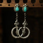 Prosperity Flow Turquoise Stering Silver Earrings