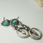 Prosperity Flow Turquoise Stering Silver Earrings