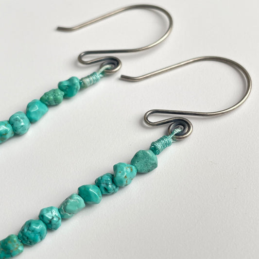 Kailash Energy Pure Turquoise Drop Earrings