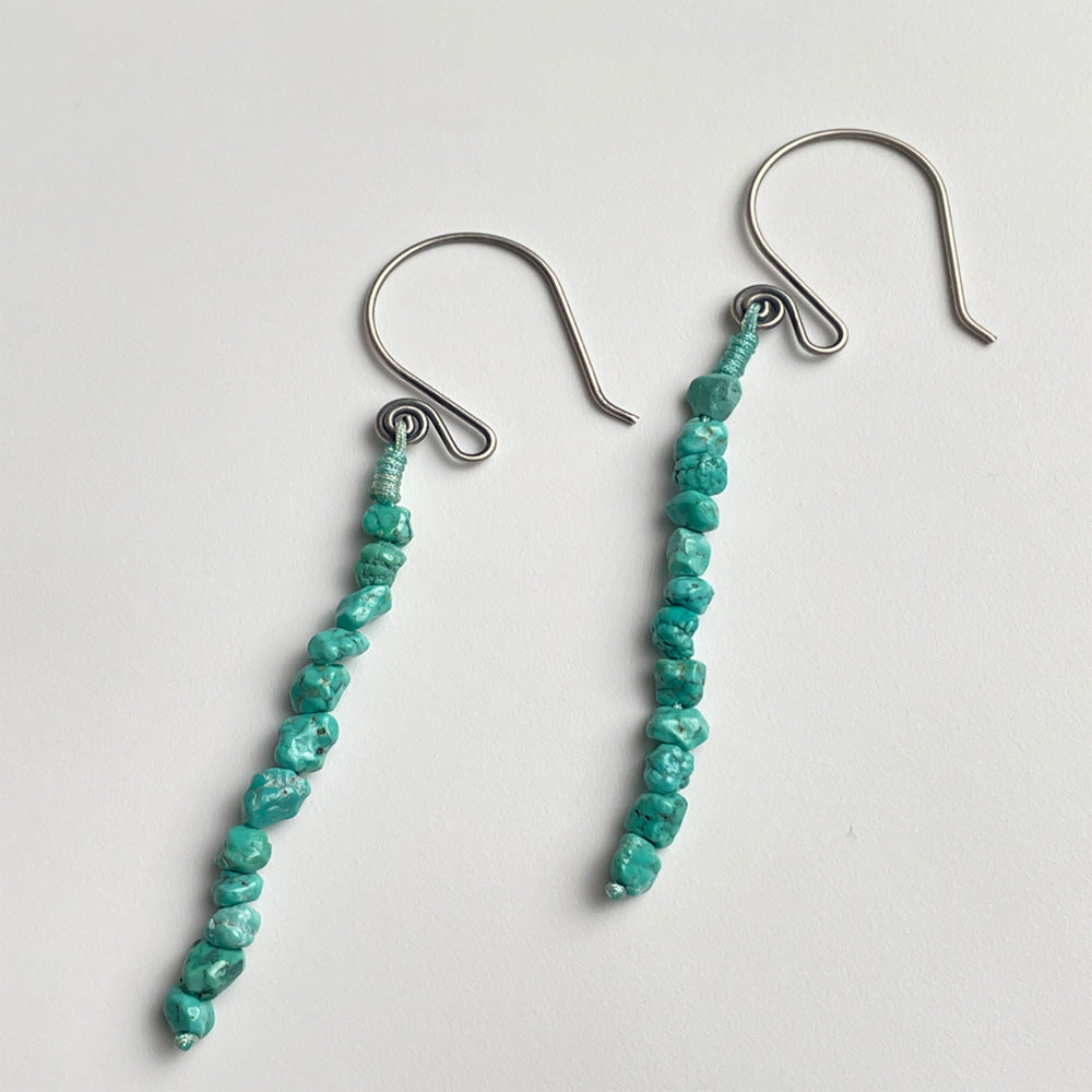 Kailash Energy Pure Turquoise Drop Earrings