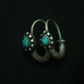 Celestial Luck's Whisper Turquoise Sterling Silver Earrings