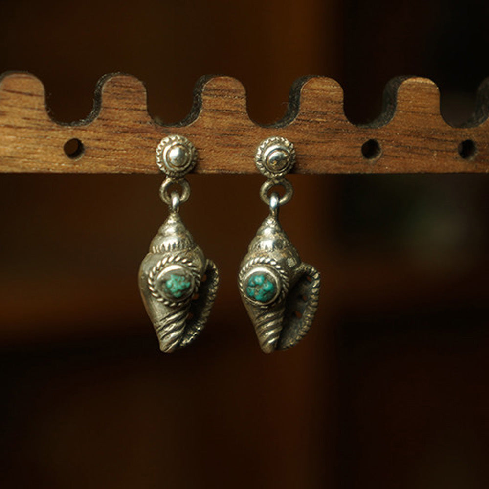 Warden's Haven Turquoise Sterling Silver Earrings