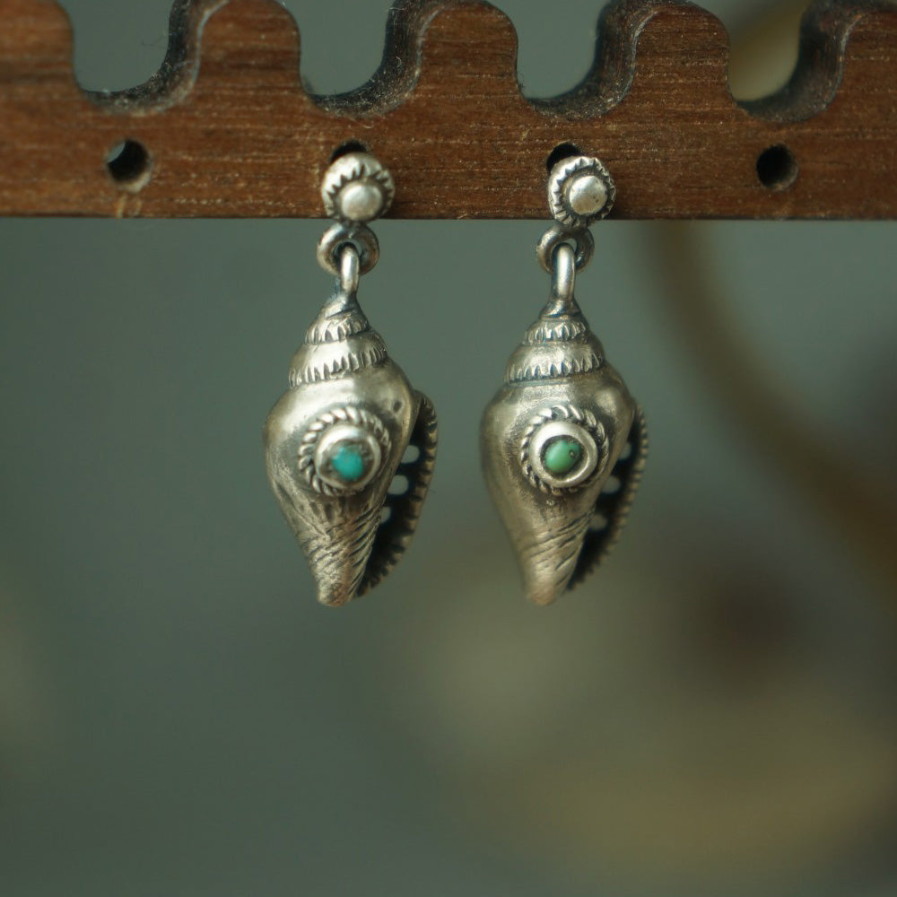 Warden's Haven Turquoise Sterling Silver Earrings