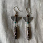 Protector's Watch Tiger's Eye Silver Earrings