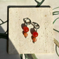 Radiant Love Energy Agate and Sunstone Earrings