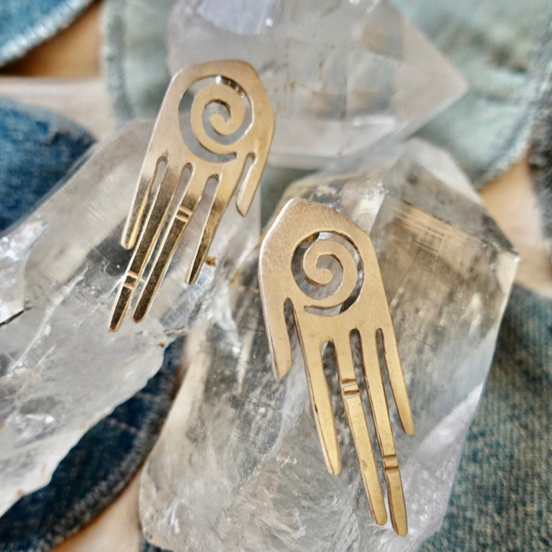 Force of Nature Silver Earrings