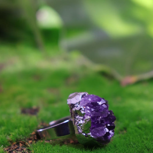 Spirit's Reflection Amethyst Rings