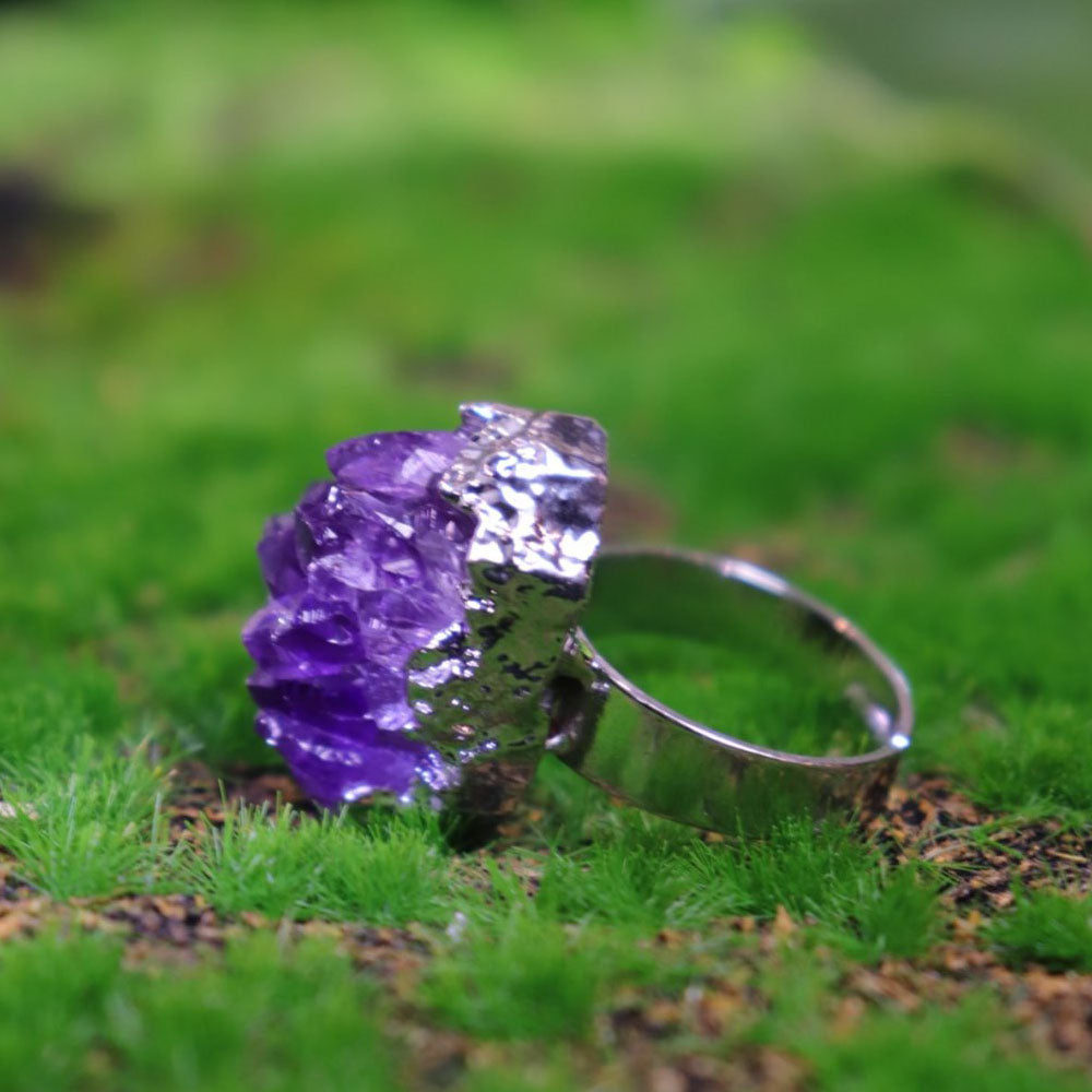 Spirit's Reflection Amethyst Rings