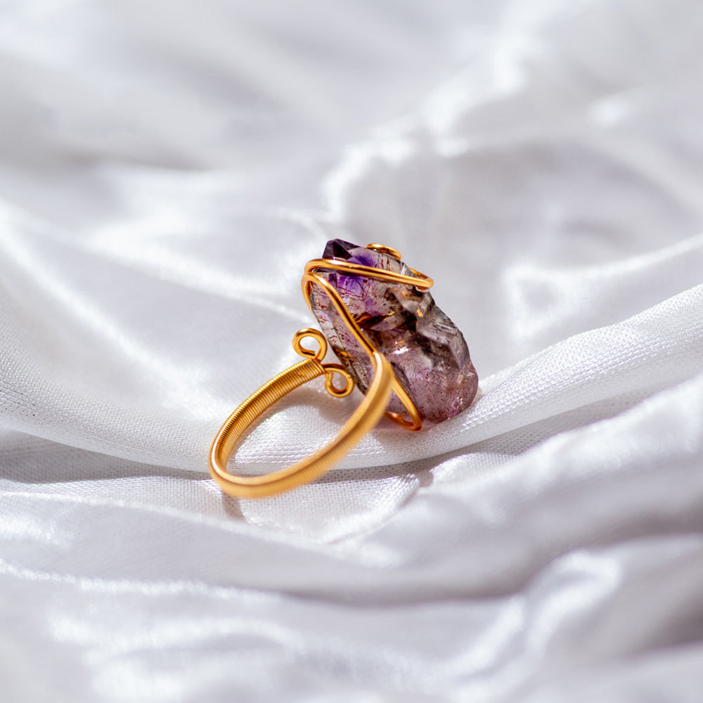 Divine Presence Shine Amethyst Rings