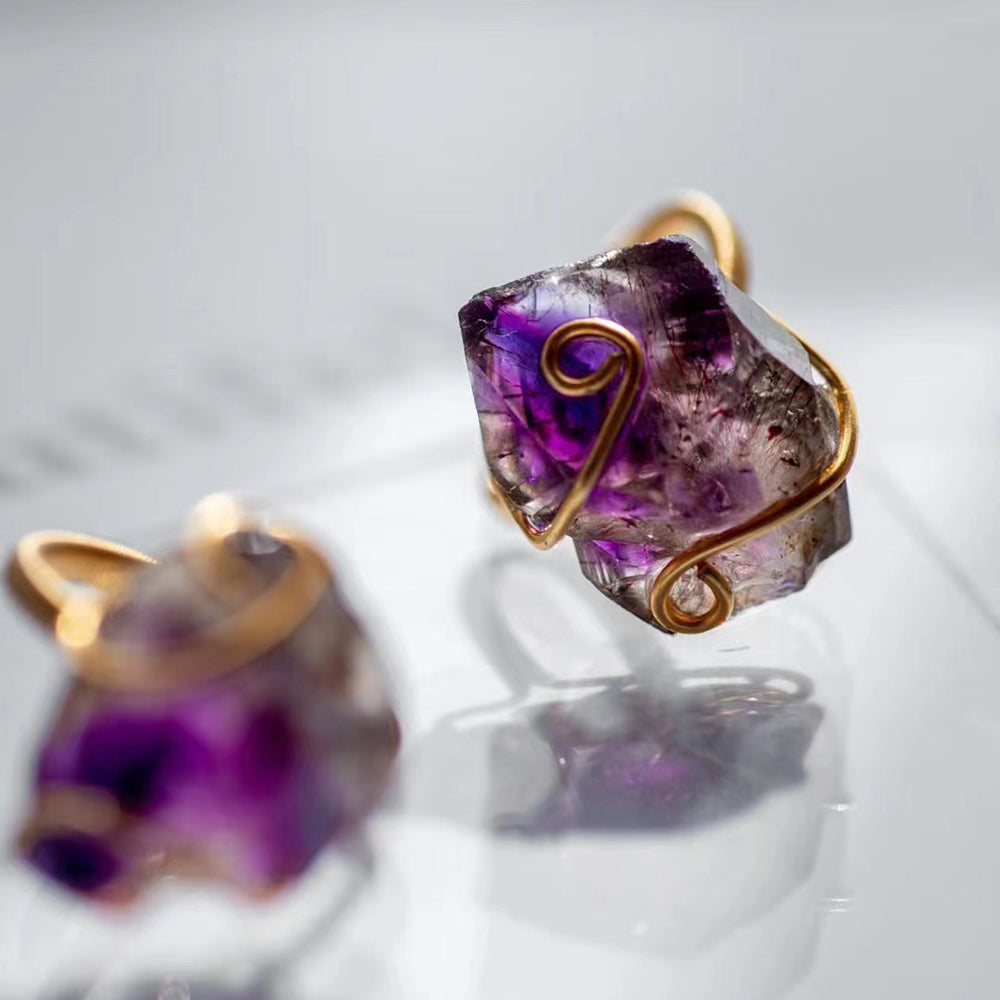 Divine Presence Shine Amethyst Rings