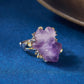 Amethyst Crown Spirit Ring Sterling Silver