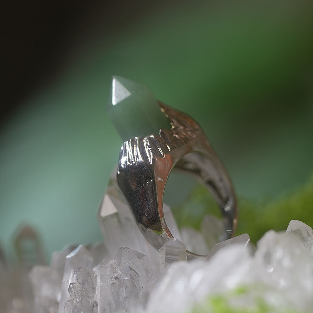 Endless Wealth Extend Green Quartz Rings