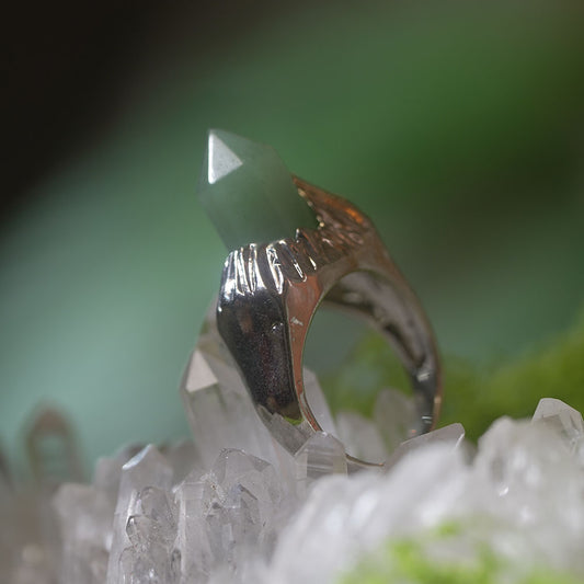 Endless Wealth Extend Green Quartz Rings