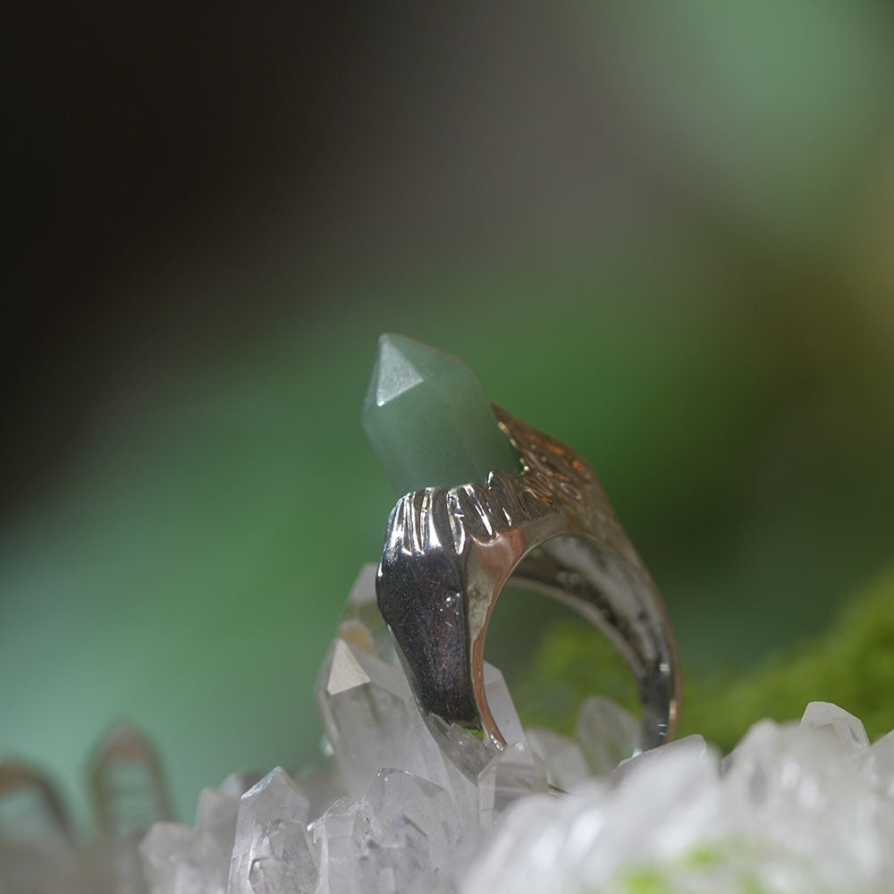 Endless Wealth Extend Green Quartz Rings