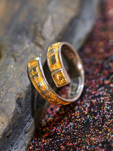 Guardian Crystal Protection Stering Silver Ring