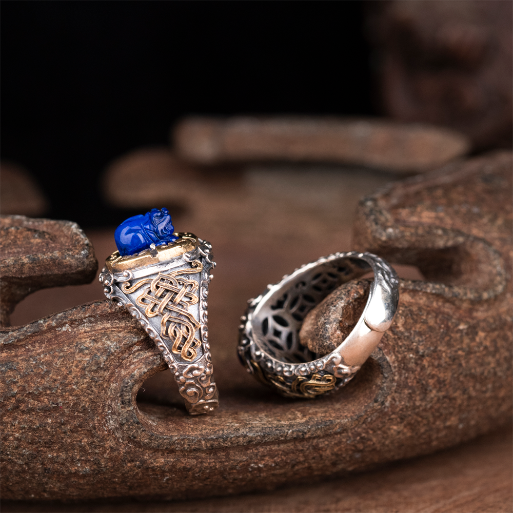 Mystic's Lucky Grace Lapis Lazuli Rings