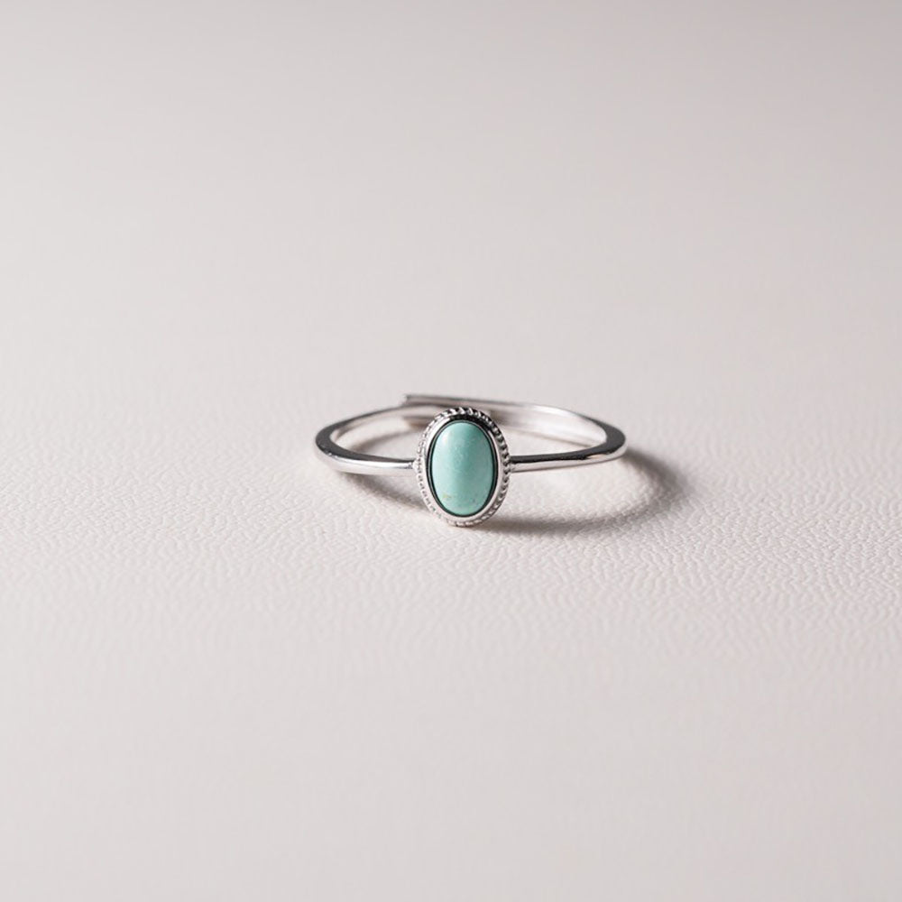 Embrace of Gentle Healing Turquoise Rings