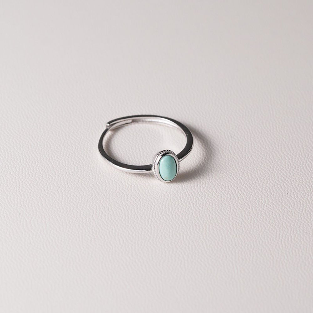 Embrace of Gentle Healing Turquoise Rings