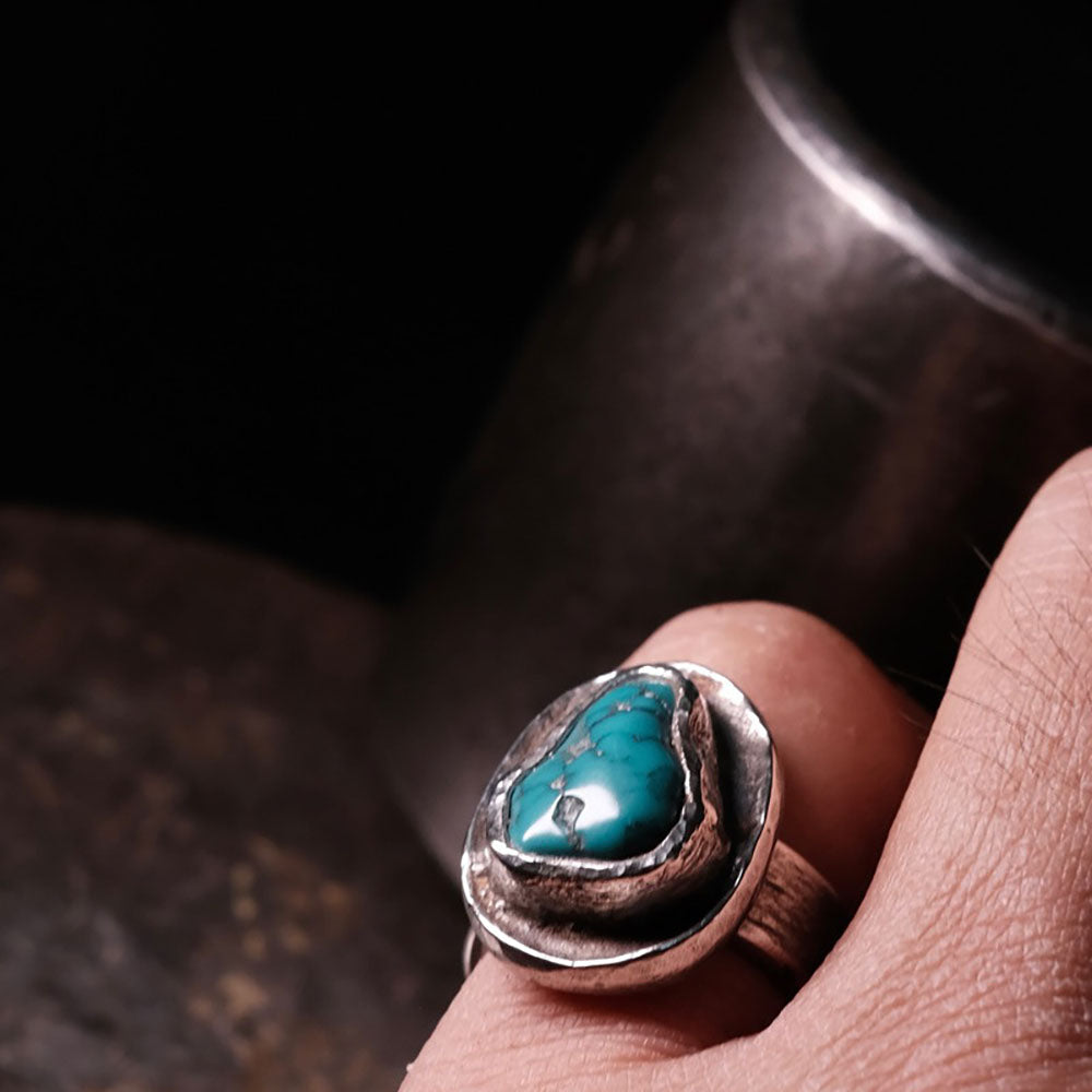 Soul's Healing Embrace Turquoise Rings