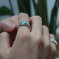 Turquoise Spirit Ring Sterling Silver