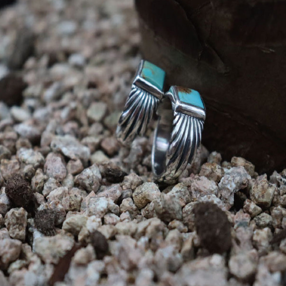 Turquoise Spirit Ring Sterling Silver