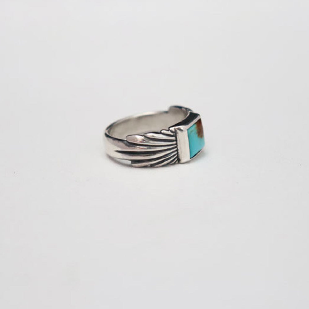 Turquoise Spirit Ring Sterling Silver