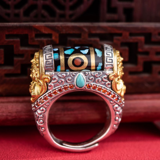 Visionary Lucky Aura Turquoise Ring