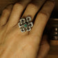 Victory Lucky Triumph Turquoise Sterling Silver Silver Rings