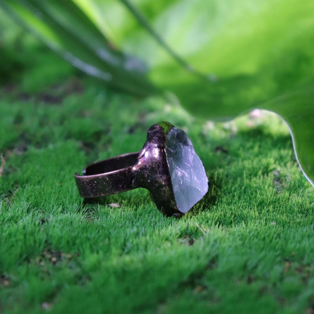 Treasure Wealth Glow Fluorite Rings