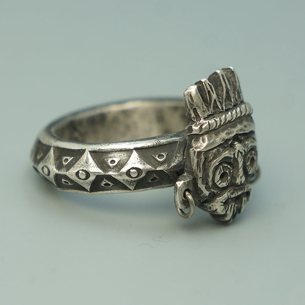 Guardian of Wealth Silver Ring