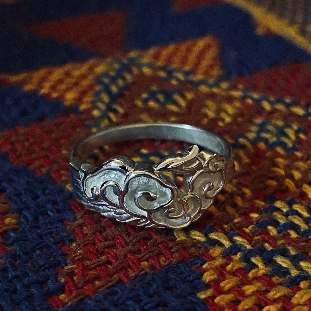 Silver Guardian Cloud Ring