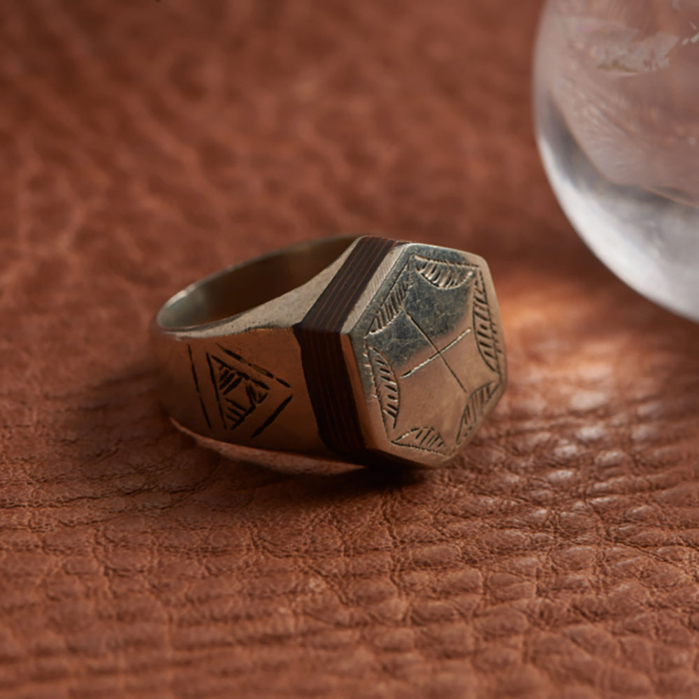 Prosperity Guardian Handcrafted Silver Ring