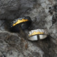 Eternal Peaks Silver and Gold Ring