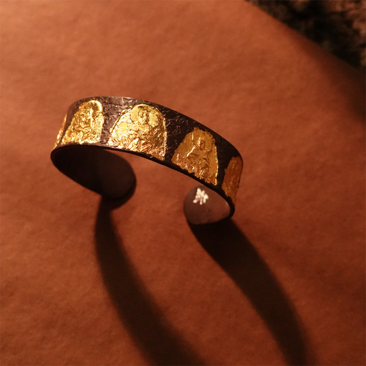 Celestial Grace Gold Rings