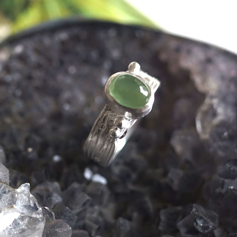 Calm Heart Renewal Prehnite Rings