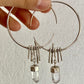 Pulse of Inner Peace Crystal Earrings