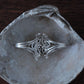 Universal Wealth Omnipresent Crystal Cave Silver Rings